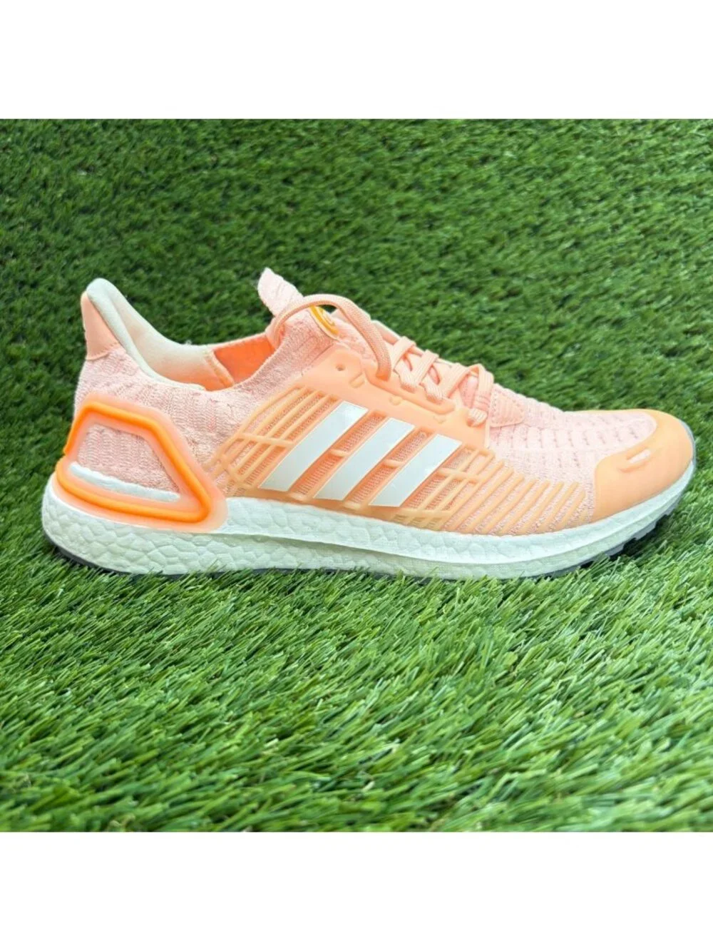 Adidas Ultraboost CC_1 DNA Women Size 8.5 Orange Athletic Running Shoes Sneakers
